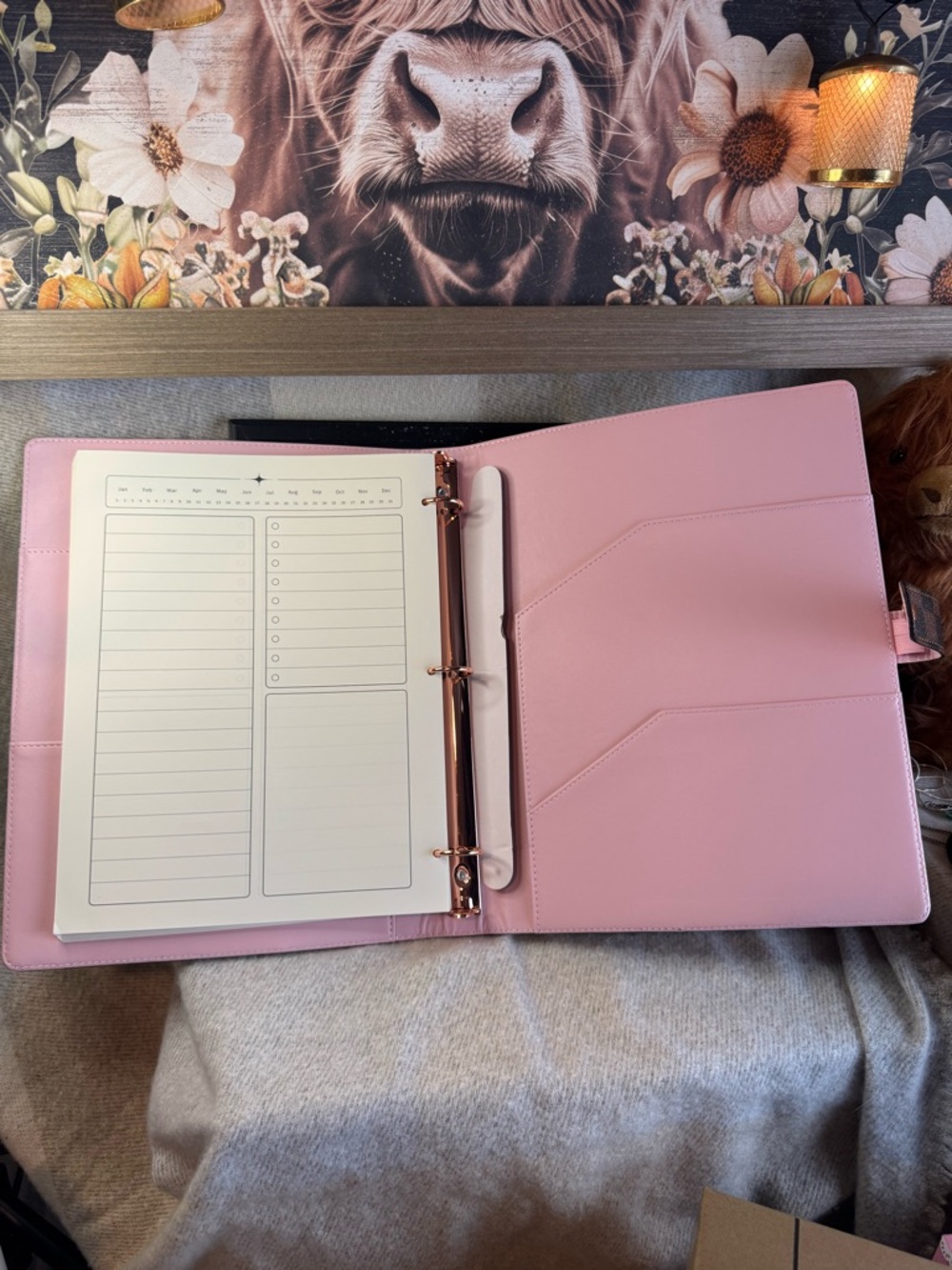 Checkerboard Brown Notebook Cover - Picture 4 of 4